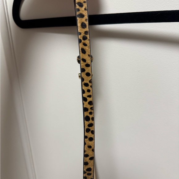 Ann Taylor leopard / cheetah skinny belt size Medium - Picture 6 of 10